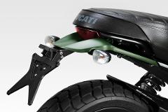 KIT Portatarga Ducati I SCRAMBLER 800 De Pretto Moto Inclinazione Variabile Alluminio Taglio Laser Verniciato a Polvere