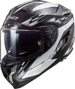 Casco integrale per moto in fibra  con visiera interna per il sole LS2 CASCO LS2 CHALLENGER FF 327 GP