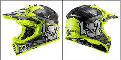 Casco Motocross cross  enduro LS2 MX437 FAST EVO