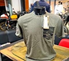 T-shirt Motociclista Royal Enfield T-SHIRT TASCHINO DK.OLIVE