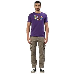 T-shirt Global Riderds Purple Royal Enfield ROYAL ENFIELD Global Riderds Purple