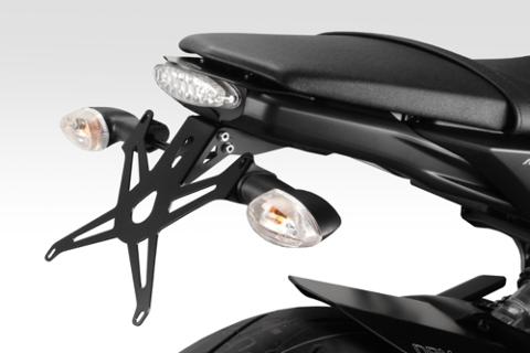 KIT TARGA PORTATARGA IN ALLUMINIO CON STOP DE PRETTO MOTO YAMAHA  MT09-FZ09-2014/2016