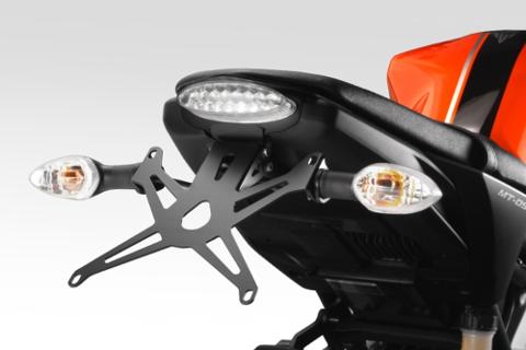 KIT TARGA PORTATARGA IN ALLUMINIO CON STOP DE PRETTO MOTO YAMAHA  MT09-FZ09-2014/2016