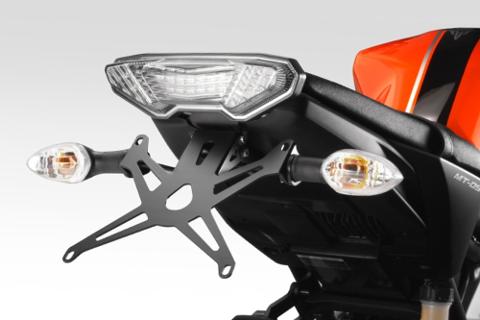 KIT TARGA PORTATARGA PER MOTO IN ALLUMINIO DE PRETTO MOTO YAMAHA MT 09 2014/2016