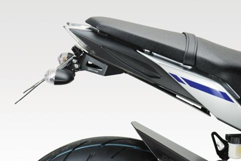 Porta Targa Kit Yamaha MT09-FZ09 2017/2020 DE PRETTO MOTO Acciaio FE360 Tagliato a Laser Verniciato a Polvere