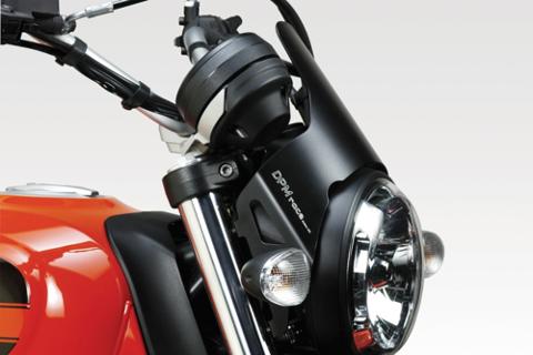 CUPOLINO Ducati Scrambler 400 UP DE PRETTO MOTO DARKLIGHT Alluminio Taglio Laser Satinato Nero