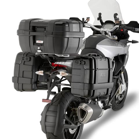 Bauletto valige  per moto in alluminio kappa TREKKER 52