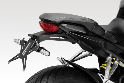 Portatarga Kit CB 650 R 2019 De Pretto Moto Alluminio inclinazione Variabile