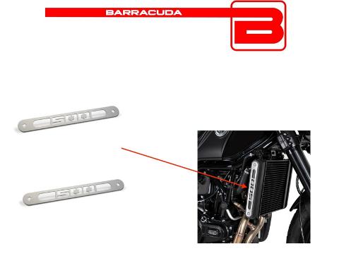 Cover Radiatore Benelli Leoncino 500 BARRACUDA Alluminio Anodizzato