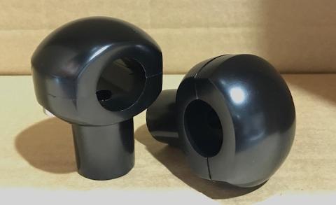Supporti Manubrio universali in Alluminio  GENERICO  FUNGO BASE NERO DIAMETRO 25