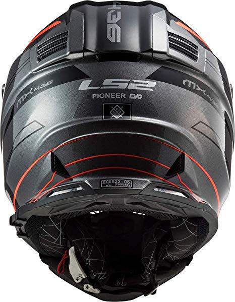 Casco Motocross  per moto  LS2 CROSS  NEW PIONEER EVO 2020