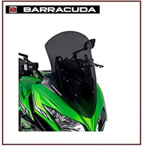 Cupolino  Kawasaki Versis 650 2017/19 BARRACUDA  Aerotourer plexiglass semitrasparente colore fume' scuro