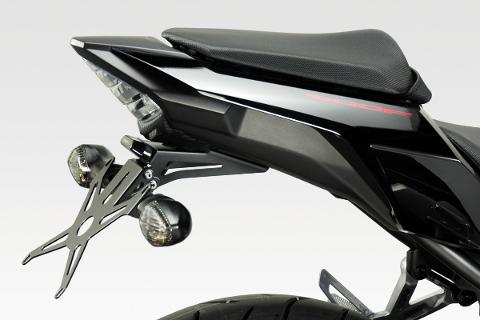 Kit Targa Racing Honda CBR 500R 2016/2020 De Pretto Moto Reclinabile Acciaio Taglio Laser Verniciato A polvere