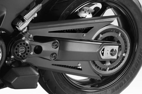 Cover Cinghia Yamaha T-Max 530 2017/19 DE PRETTO MOTO Alluminio Taglio Laser Verniciato a Polvere