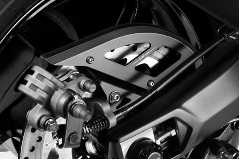 Cover Disco Freno Posteriore Yamaha T-Max 530 2017/19 DE PRETTO MOTO Alluminio Anodizzato Ricavato Dal Pieno