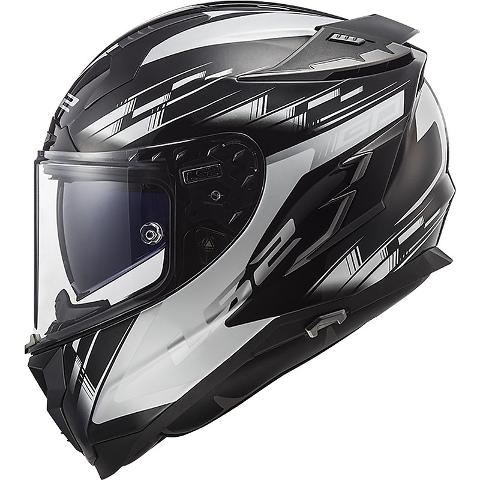 Casco integrale per moto in fibra  con visiera interna per il sole LS2 CASCO LS2 CHALLENGER FF 327 GP