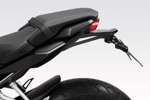 Porta Targa kit ad inclinazione variabile da 30°Honda CBR650R 2019/20 De Pretto Moto Acciaio FE360 Tagliato a Laser Verniciato a Polvere