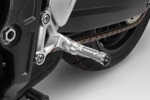 Pedane GP Guidatore Honda NC750S 2014-19 NC750X 2014-19 De Pretto Moto Richiudibili Alluminio Ricavato dal Pieno Anodizzato