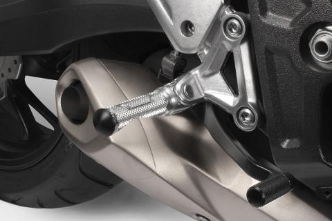 Pedane GP Guidatore Honda NC750S 2014-19 NC750X 2014-19 De Pretto Moto Richiudibili Alluminio Ricavato dal Pieno Anodizzato