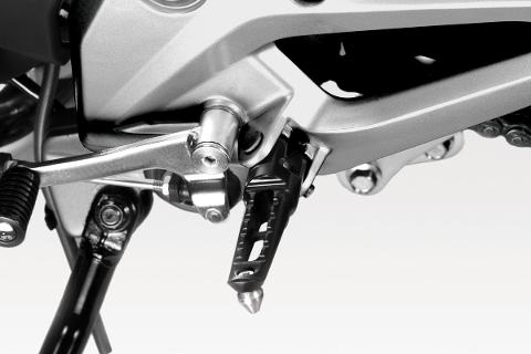 Pedane  Guidatore  Honda NC750S 2014-19 NC750X 2014-19 De Pretto Moto Race Alluminio Ricavato Dal Pieno Anodizzato Nero