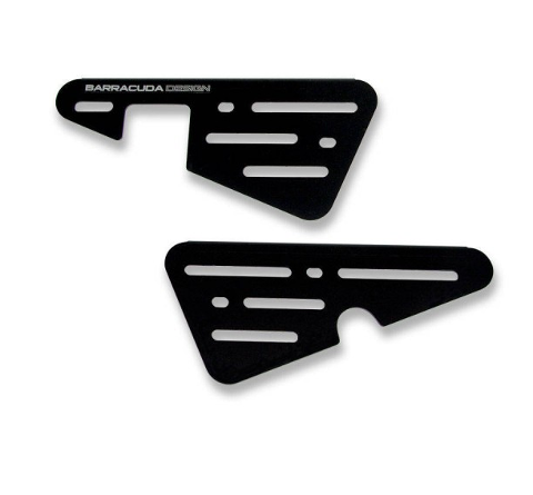 Kit Fianchetti Laterali Yamaha XSR 700 Barracuda Alluminio Anodizzato Nero