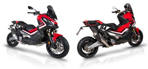 PORTATARGA  KIT TARGA REGOLABILE  PER MOTO  BARRACUDA  HONDA XADV 2017/2020