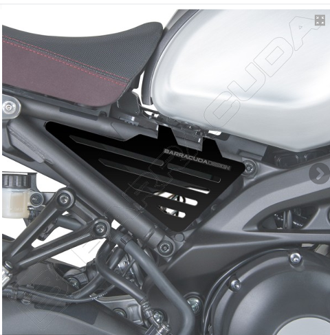 Fianchetti Laterali Yamaha XSR 900 2015/19 Barracuda Alluminio Anodizzato Nero