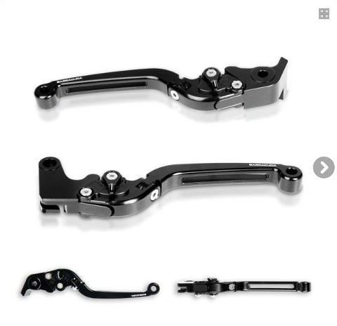 Kit Leve Freno Frizione Yamaha MT07 Tracer 2018 - 2019 Barracuda alluminio billet ricavato dal pieno  snodabili e provvisti di regolazione