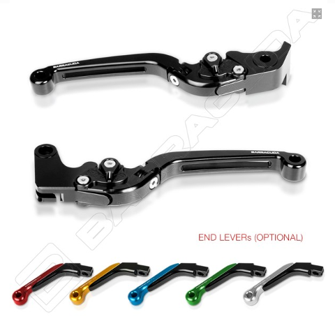 Kit leve freno e frizione regolabili e richiudibili  BARRACUDA  YAMAHA MT 09 2017/2020