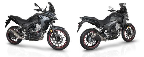 TAMPONI PARAMOTORE IN ALLUMINIO CON TESTA IN PVC   BARRACUDA  HAONDA CB 500X 2019-2020