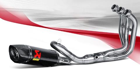 Scarico Completo Yamaha MT 09 FZ 09  Carbonio Akrapovic Linea Racing  non Omologato