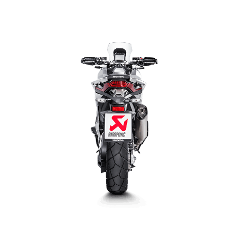 Terminale Finale Scarico Honda XADV Omologato Akrapovic Linea SLIP ON Titanio