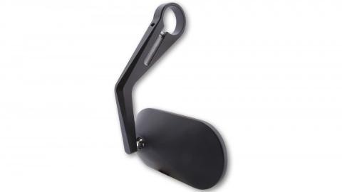 Specchietto Retrovisore Moto Univrsale  Shin yo Terminale Manubrio Ovale alluminio Nero