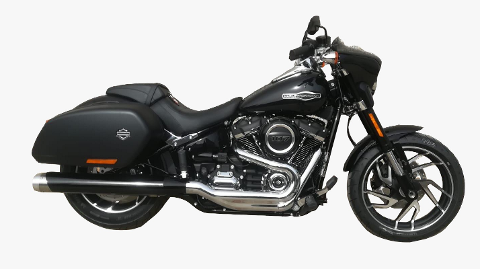 Scarico finale slip-on omologato  compatibile per gamma Harley-Davidson® Softail® Milwaukee Eight® BS EXHAUST HARLEY DAVIDSON  SOFTAIL SPORT GLIDE® 2018-UP