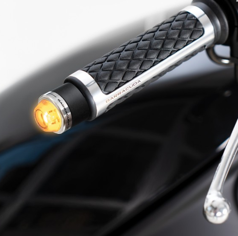 Indicatori Universali Omologati Alluminio Led  Con Lente Optical Barracuda barracuda B-LED KIT Kit indicatori omologati LED e antivibranti alluminio CNC