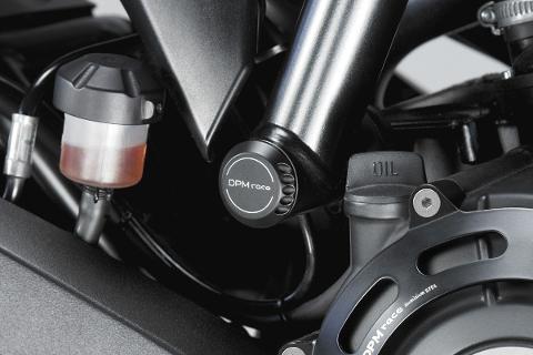 Covers Fori Telaio Ducati Scrambler 800 De Pretto Moto Alluminio Anodizzato Ricavato Dal Pieno Nero