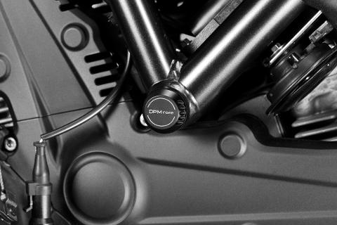 Covers Fori Telaio Ducati Scrambler 800 De Pretto Moto Alluminio Anodizzato Ricavato Dal Pieno Nero