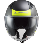 casco jet visiera lunga e visiera parasole copter urbane LS2 COPTER OF600
