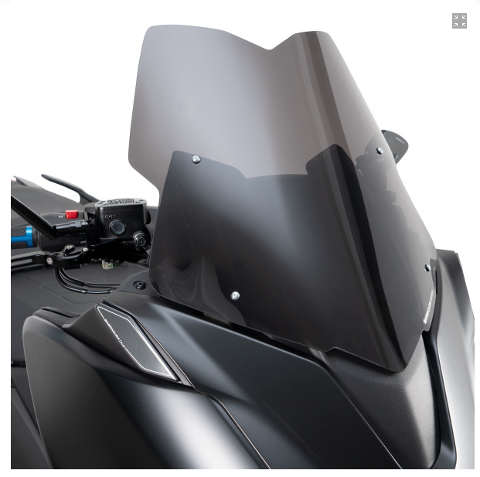 Cupolino Yamaha TMax 560 2020 Barracuda AeroSport plexiglass semitrasparente colore fume' scuro