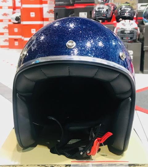 Casco jet modello   vintage / retro  storm  casco vintage retro