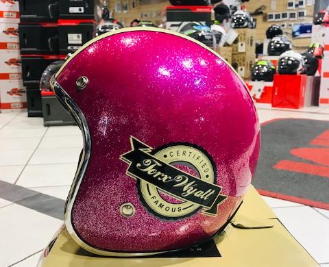 Casco jet modello   vintage / retro  storm  casco vintage retro