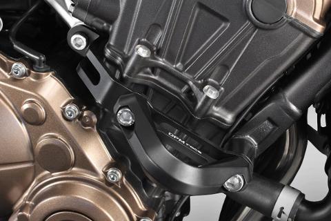 PARAMOTORE HONDA CB 650 R 2021-23 DE PRETTO MOTO PARAMOTORE NERO DX+SX