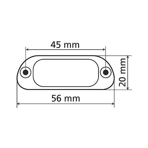 luce targa a led   generico  Honda integra 750 201/2020