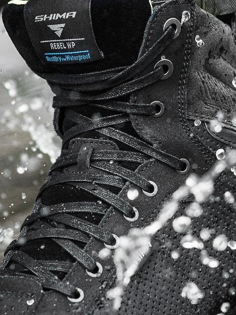 Scarpe moto con protezioni  SHIMA  REBEL WP SNEAKERS IMPERMEABILI