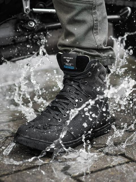 Scarpe moto con protezioni  SHIMA  REBEL WP SNEAKERS IMPERMEABILI
