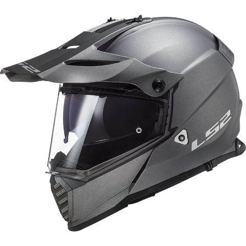 Casco Adventure MX  Matt Titanium LS2 PIONEER EVO