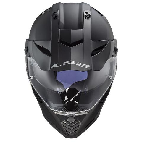 Casco Adventure MX Matt BLACK LS2 PIONEER EVO