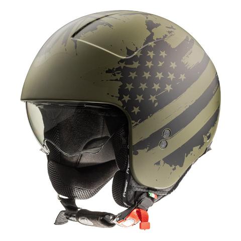 CASCO JET Moto OPEN FACE Helmets Visiera Corta Premier Rocker AM New Graphic PREMIER ROCKER AM MILY BM