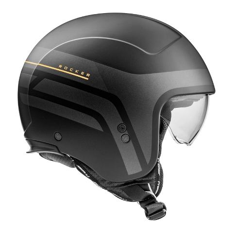 CASCO JET Moto OPEN FACE Helmet Visiera Corta Premier Rocker ON 19 BM NEW GRAPHIC PREMIER ROCKER ON 19 BM