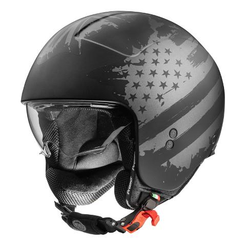 CASCO JET Moto OPEN FACE Helmet Visiera Corta Premier ROCKER AM 9 BM NEW GRAPHIC PREMIER ROCKER AM 9 BM